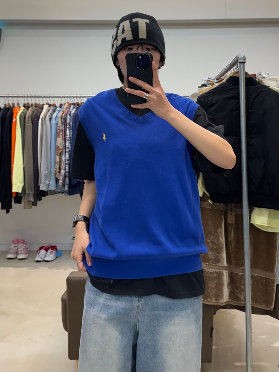 폴로 랄프로렌 코튼 니트 베스트 상품이미지5