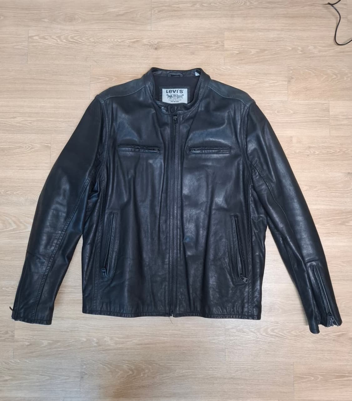 리바이스 가죽자켓 블랙 XL 상품이미지1