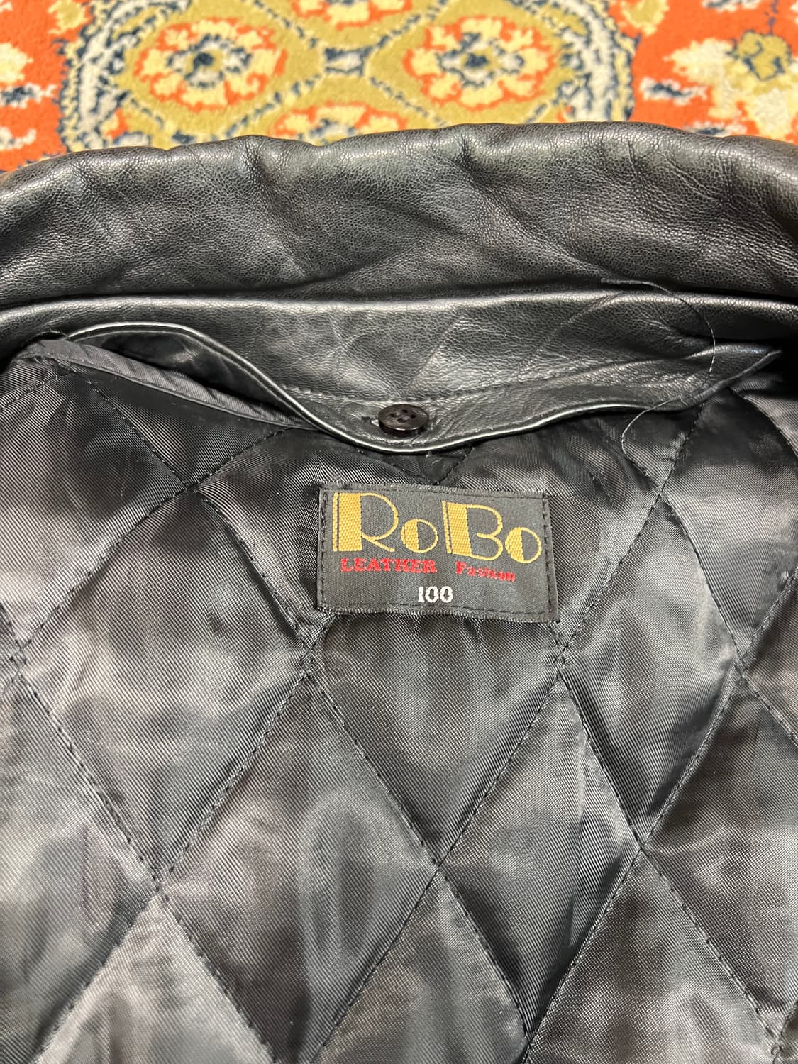 [착용샷 100] ROBO 양가죽 카코트 가죽자켓 상품이미지7