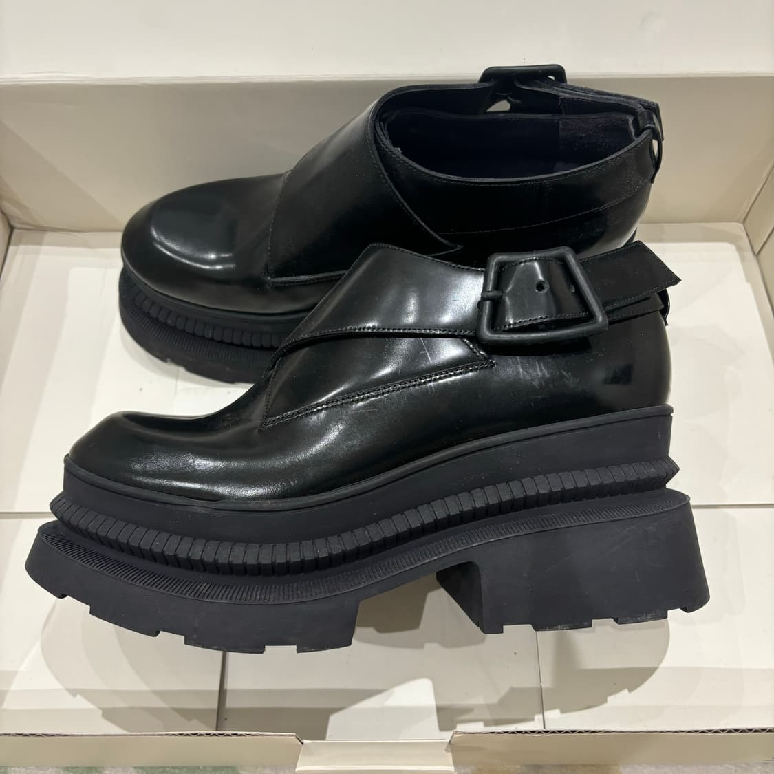 KANZO 통굽 워커 상품이미지1