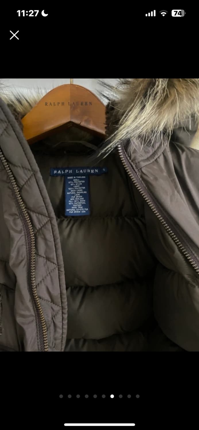 폴로랄프로렌 라쿤퍼 후드 패딩s 상품이미지6