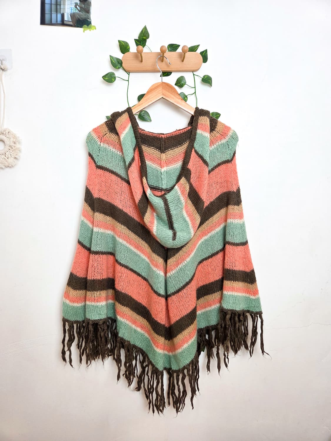 Cecil mcbee 무지개떡 케이프 가디건 상품이미지4