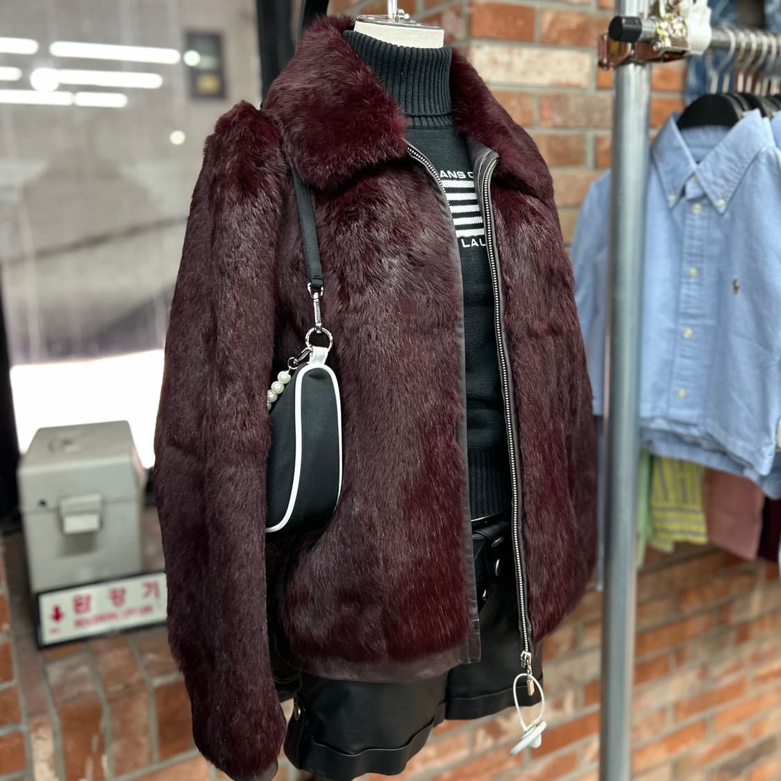 Vintage Leega y2k Fur Jacket 상품이미지4