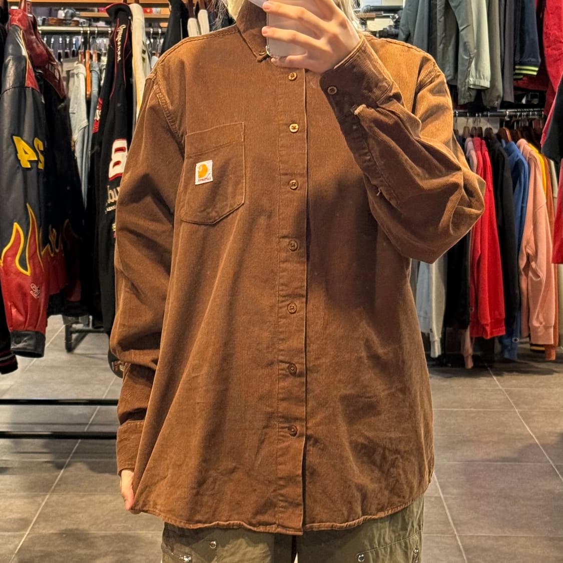 [NO.9] 칼하트 코듀로이 긴팔셔츠 상품이미지2
