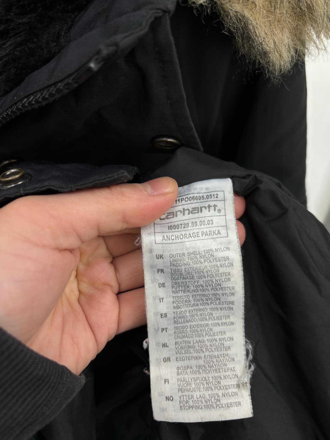 칼하트 털 탈착 개파카 점퍼 상품이미지8