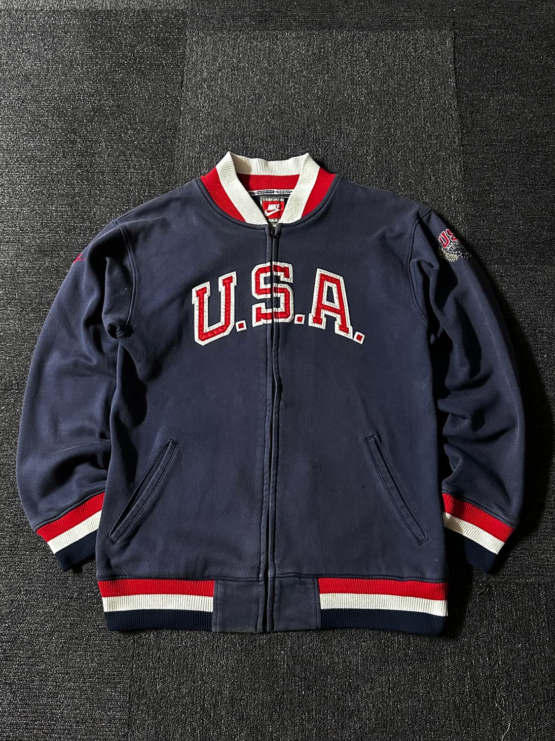 나이키 USA Basketball Legends 바시티 타입 풀집업 자켓 상품이미지1