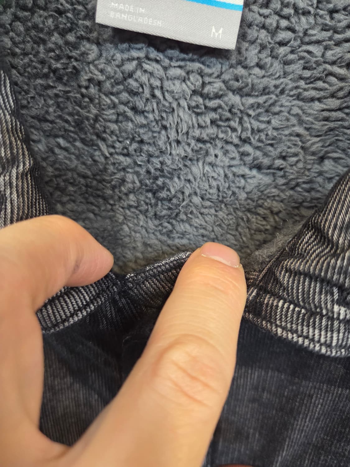 컬럼비아 안감플리스 체크 셔츠자켓 m 상품이미지5