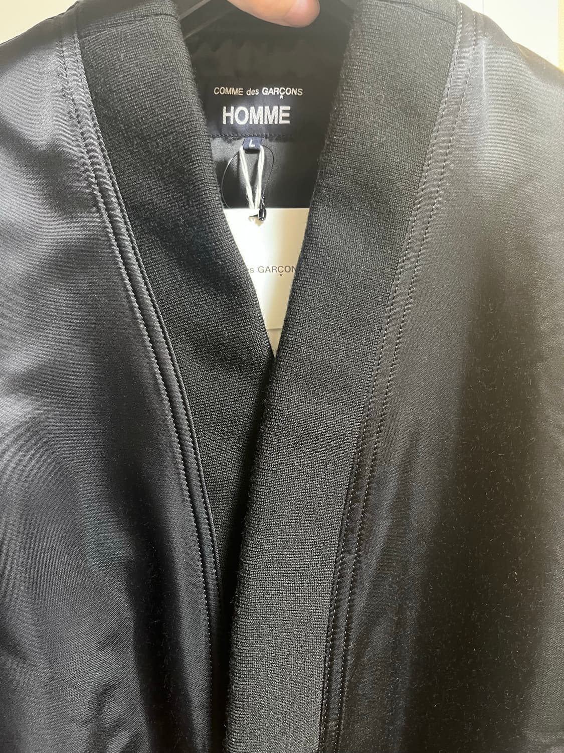 [L] 꼼데가르송 옴므 블루종 봄버 ma-1 유카타 상품이미지3