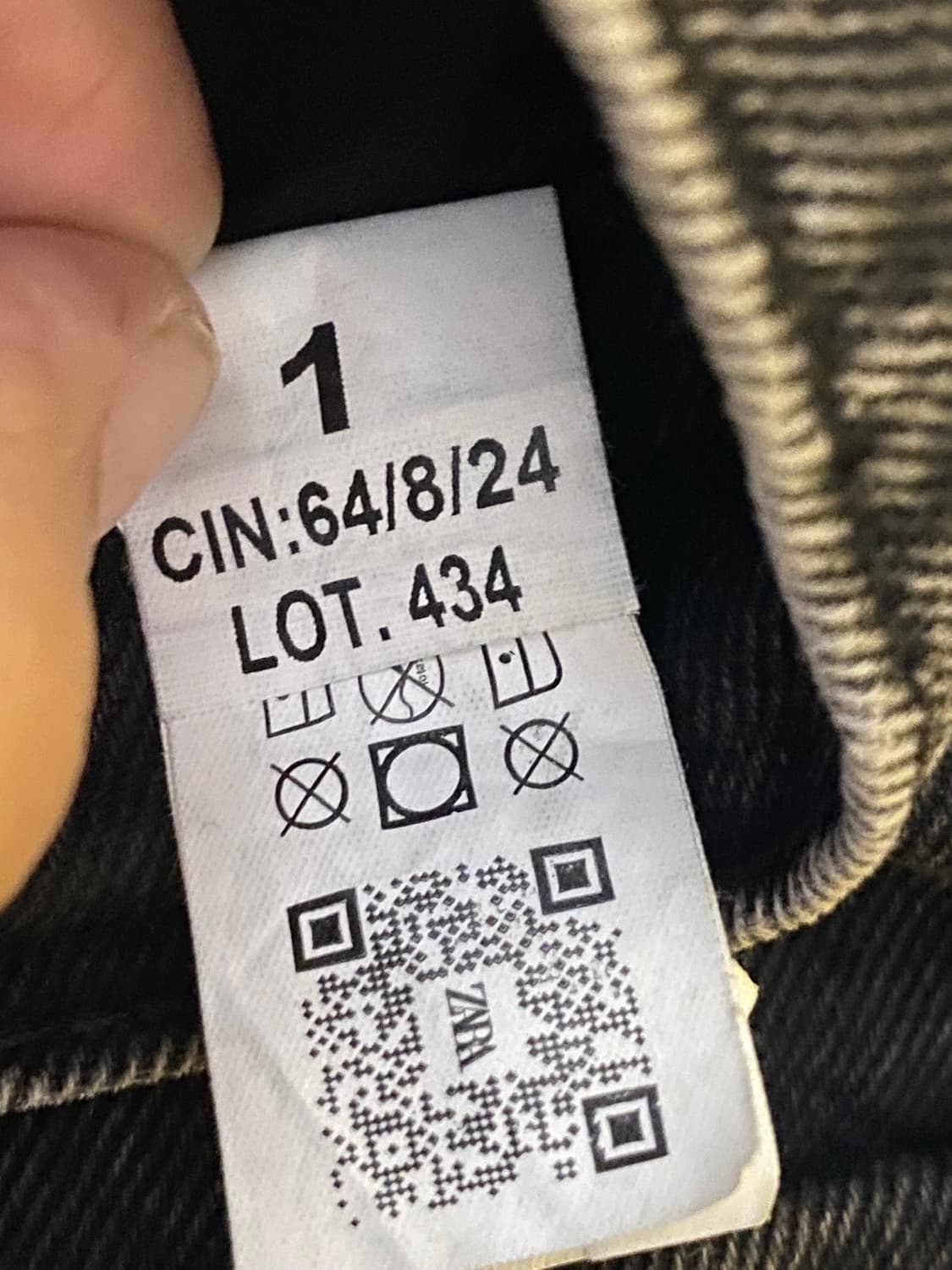 Zara 자라 유틸리티 카고 팬츠 블랙 34 상품이미지6