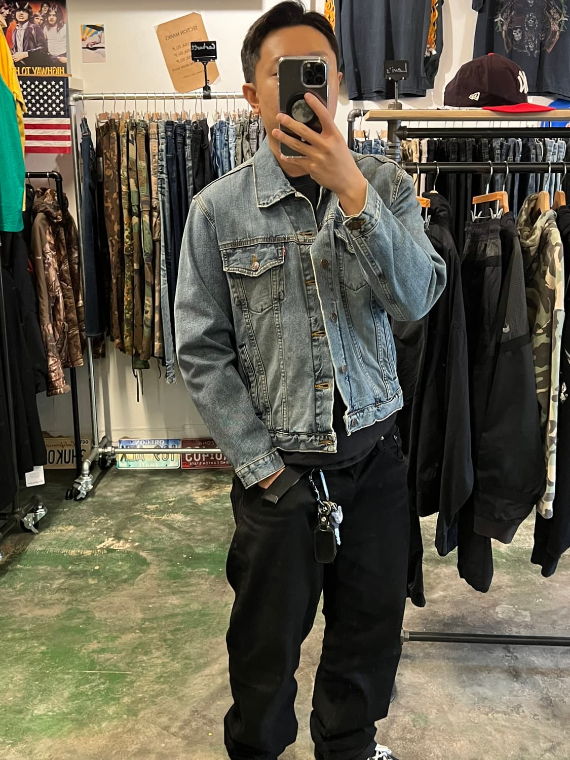 90s [L] 리바이스 타입3 트러커 데님 청자켓 KOREA MADE 상품이미지9