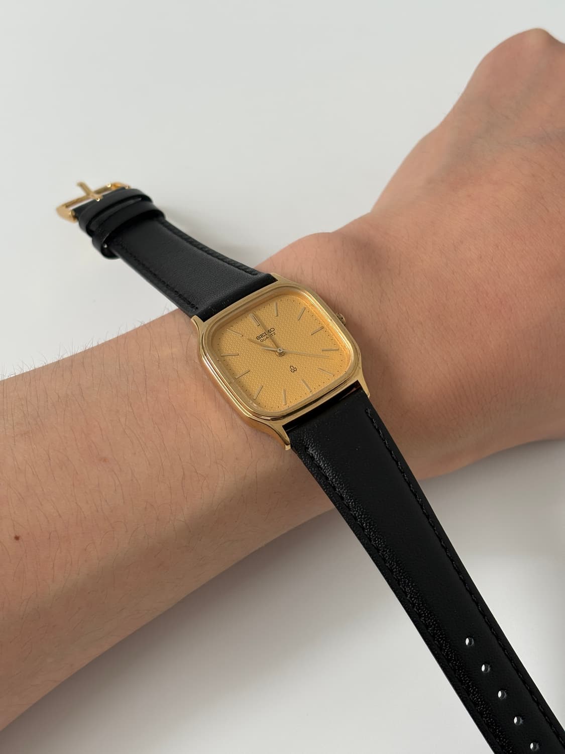 1980s Chariot Gold Square Quartz 상품이미지3