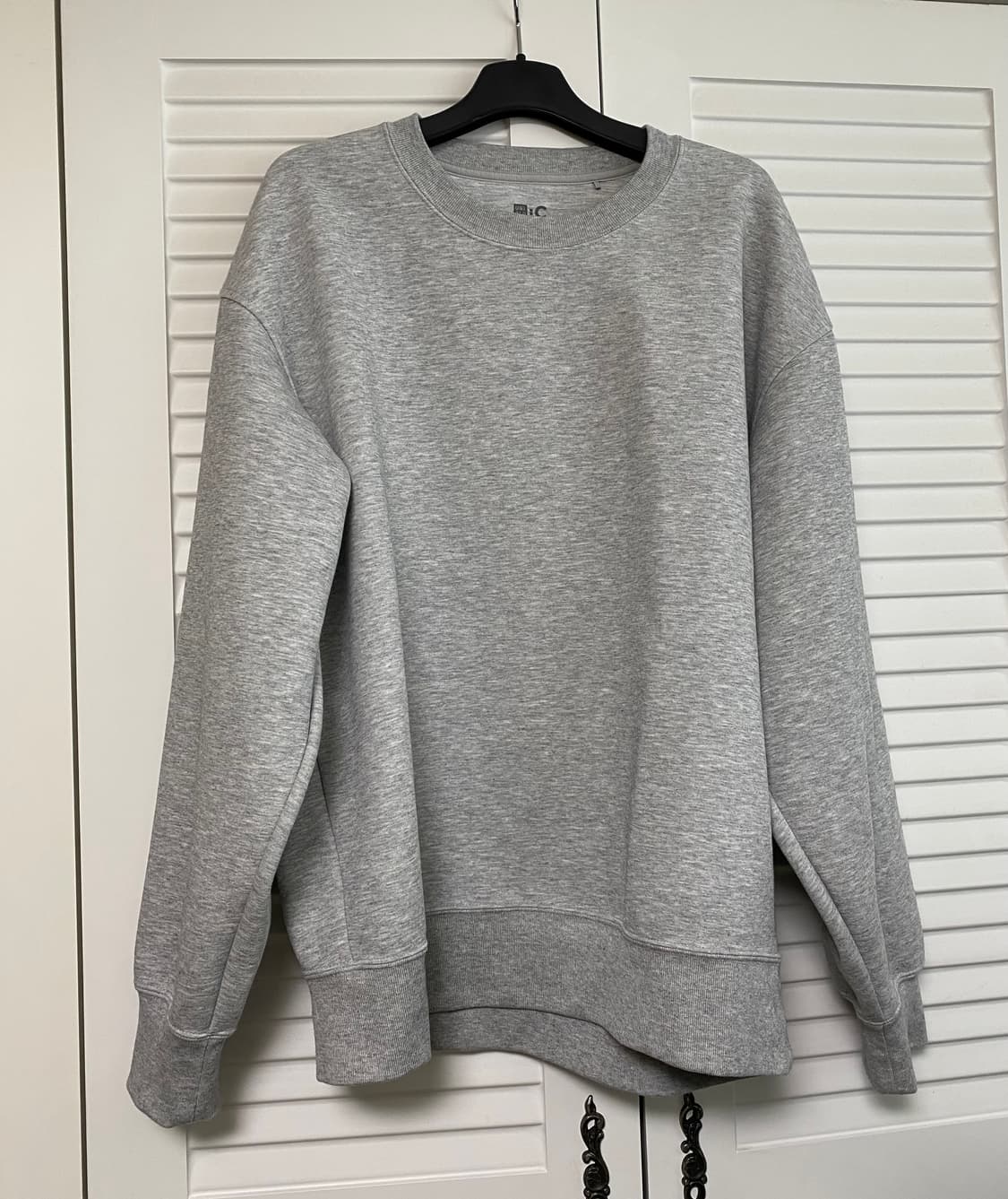 유니클로 c 스웻 맨투맨 그레이 M 상품이미지2