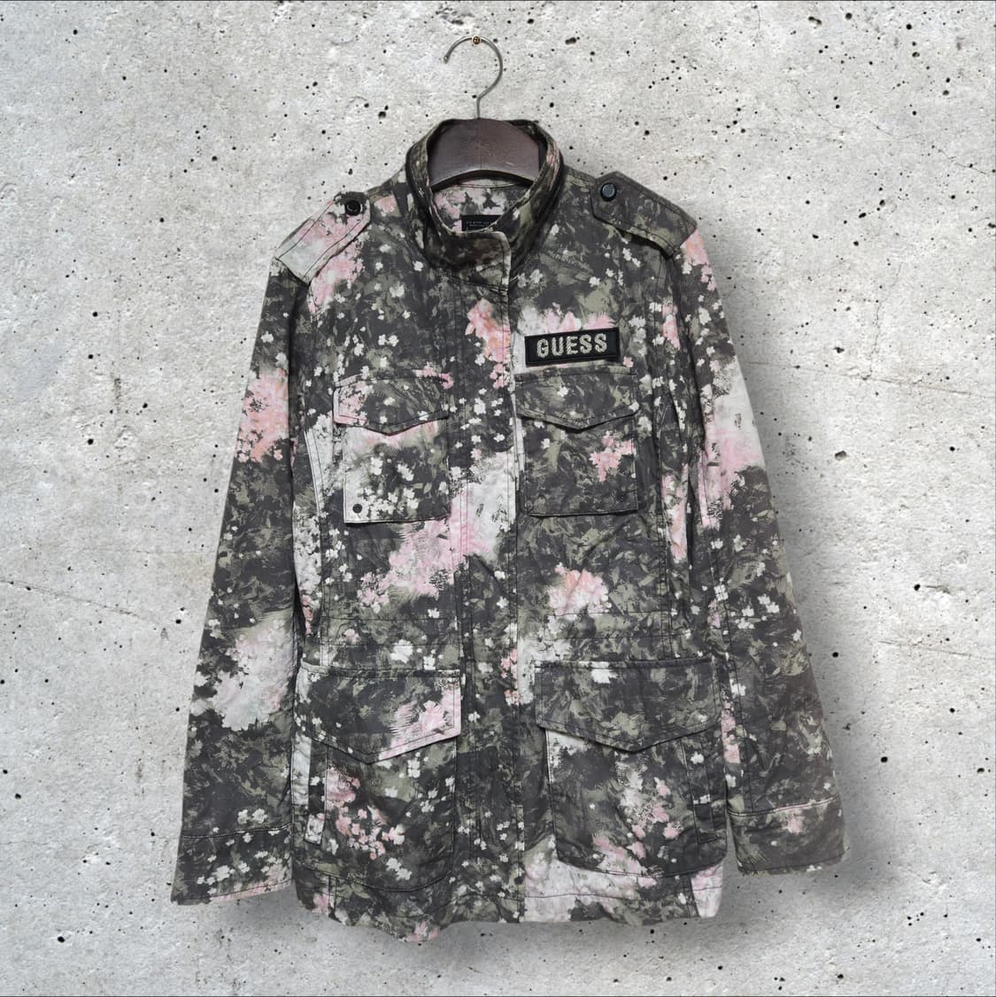 게스 체리블라썸 플라워 야상 자켓 (85/XS) 상품이미지1