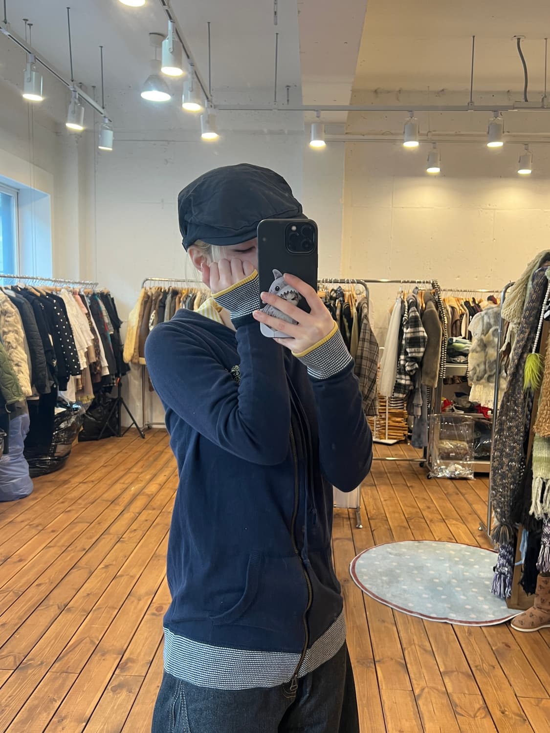 폴로 네이비 성조기 후드집업 상품이미지4