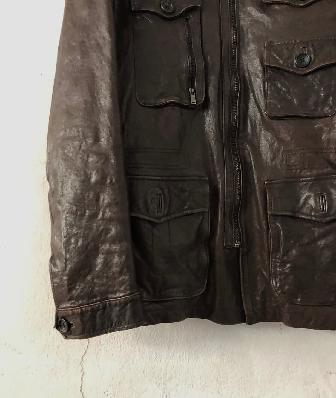 Kinloch Anderson Leather Jacket(95) 상품이미지6