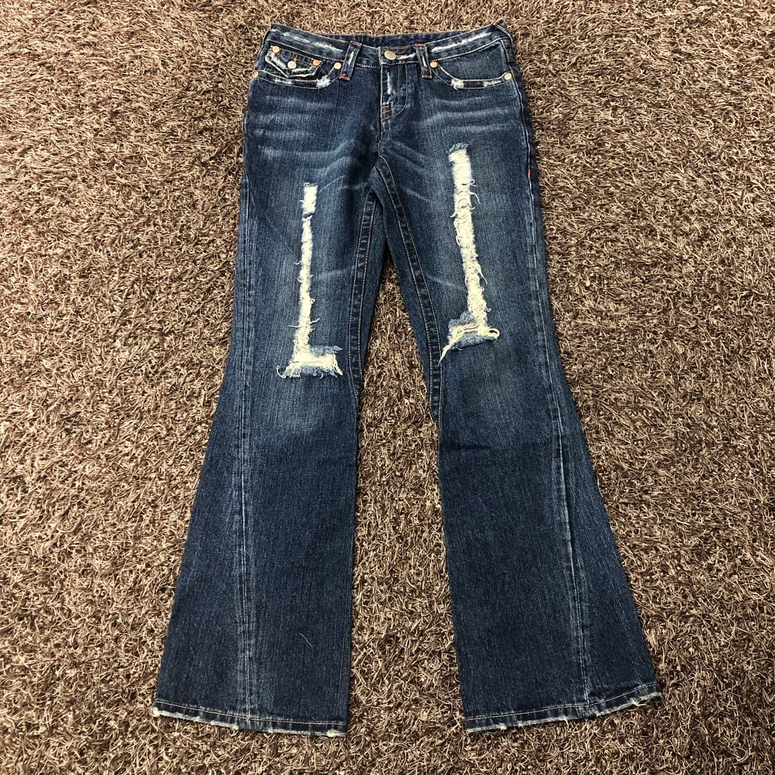 트루릴리전 월드투어 디스 플레어 부츠컷 데님팬츠 상품이미지2