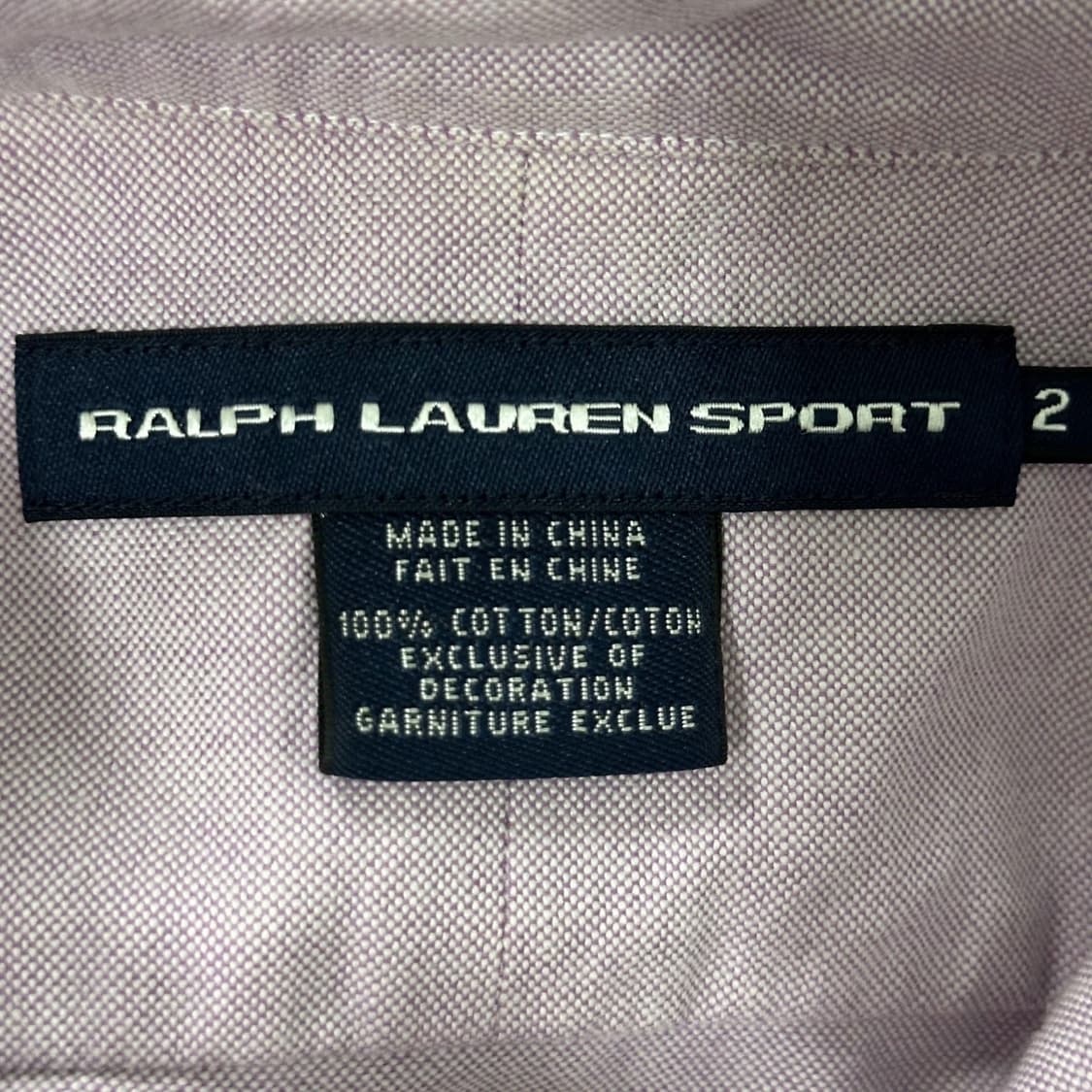 폴로 랄프로렌 RL 자수 로고 핑크 셔츠 (S 여성추천) 상품이미지5