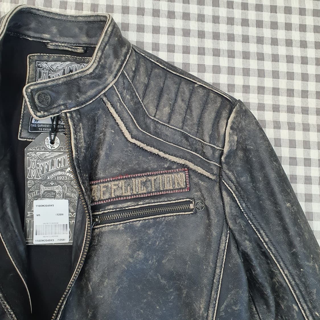 미착용 마르보보 소가죽100 가죽자켓 남자95 상품이미지4