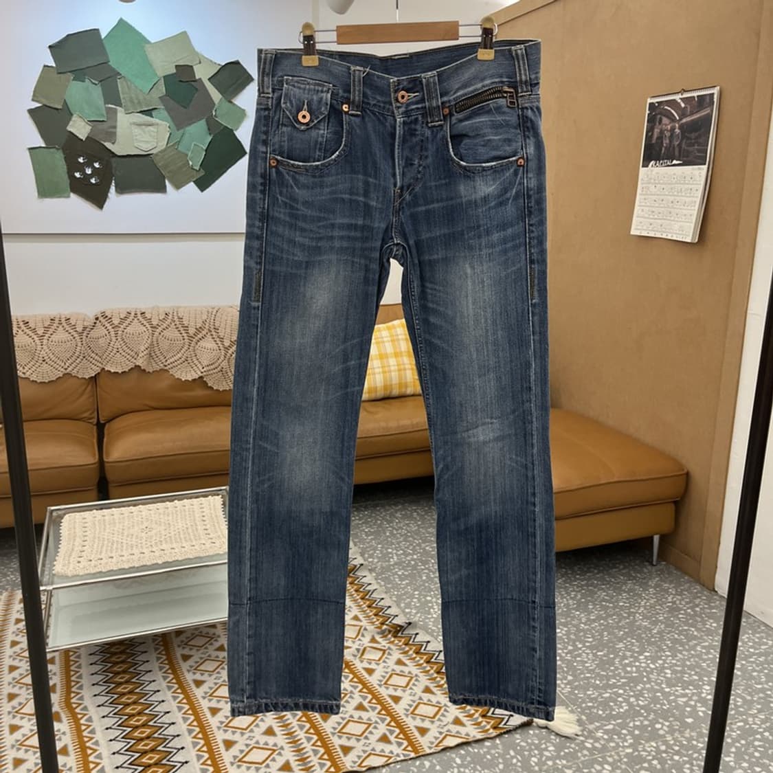 리바이스 522 올드스쿨 빈티지 메탈 슬림 데님팬츠 30인치 C10722 상품이미지3