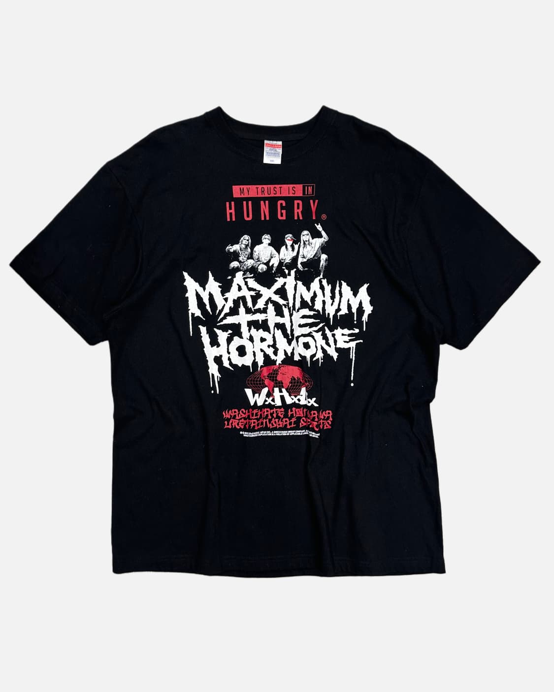 MAXIMUM HORMON band printing t-shirt 상품이미지1