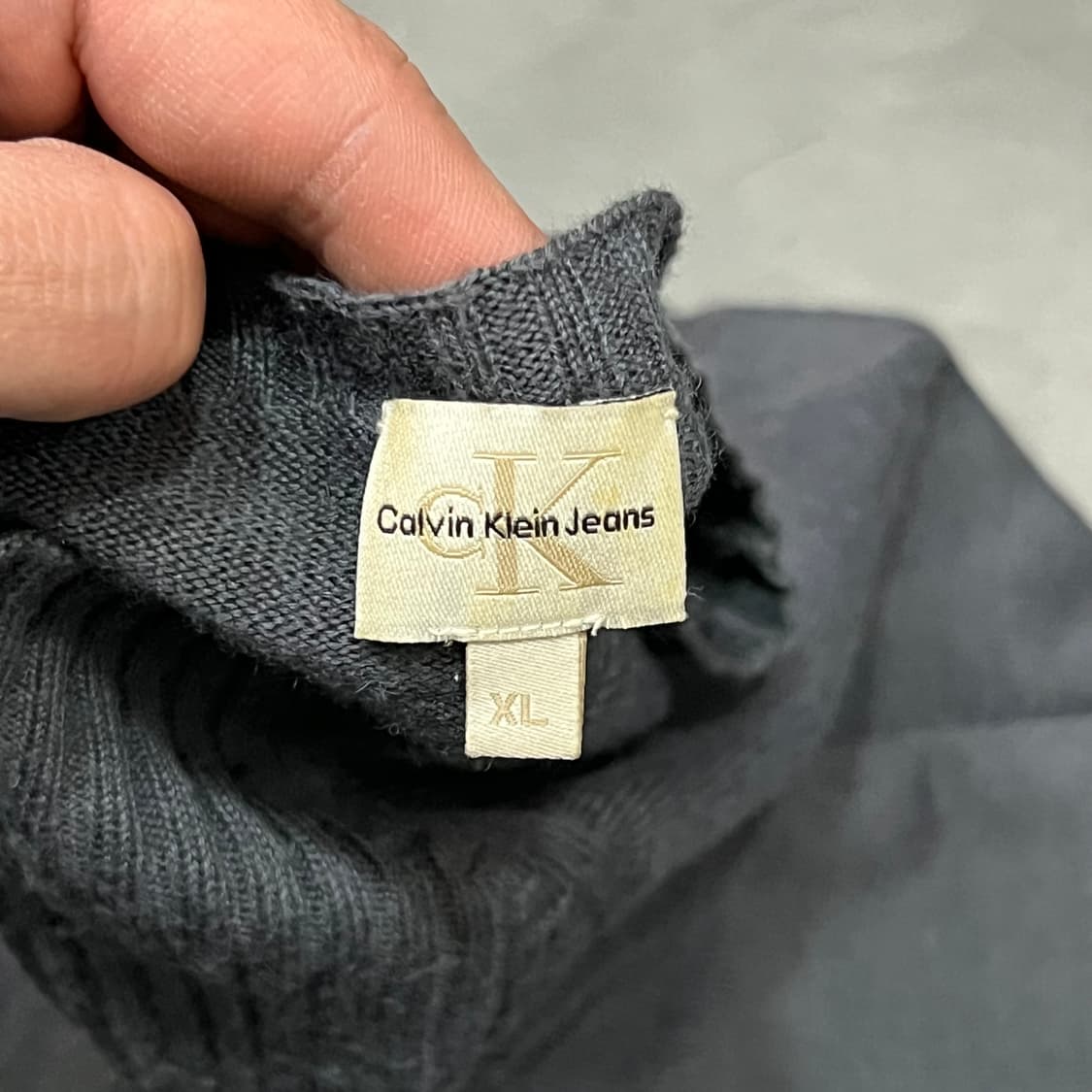  캘빈클라인 로고 니트 y15665 상품이미지5