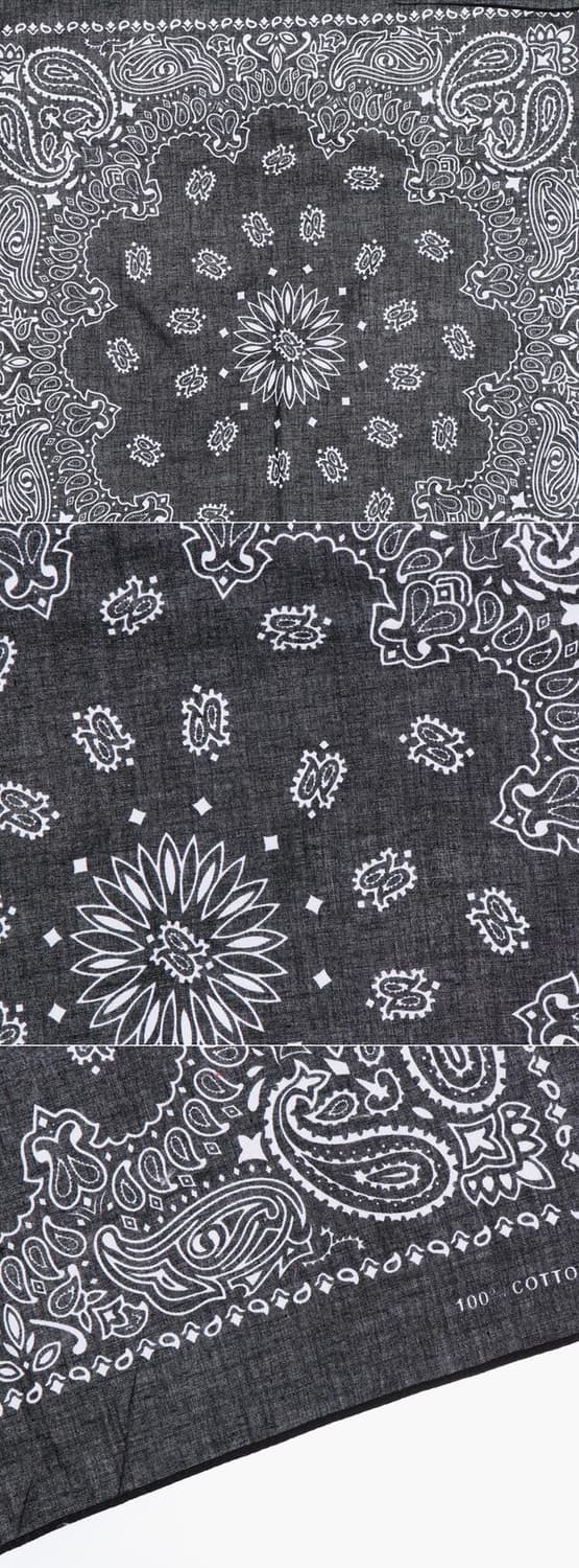 [ black cotton paisley bandana ] 상품이미지2