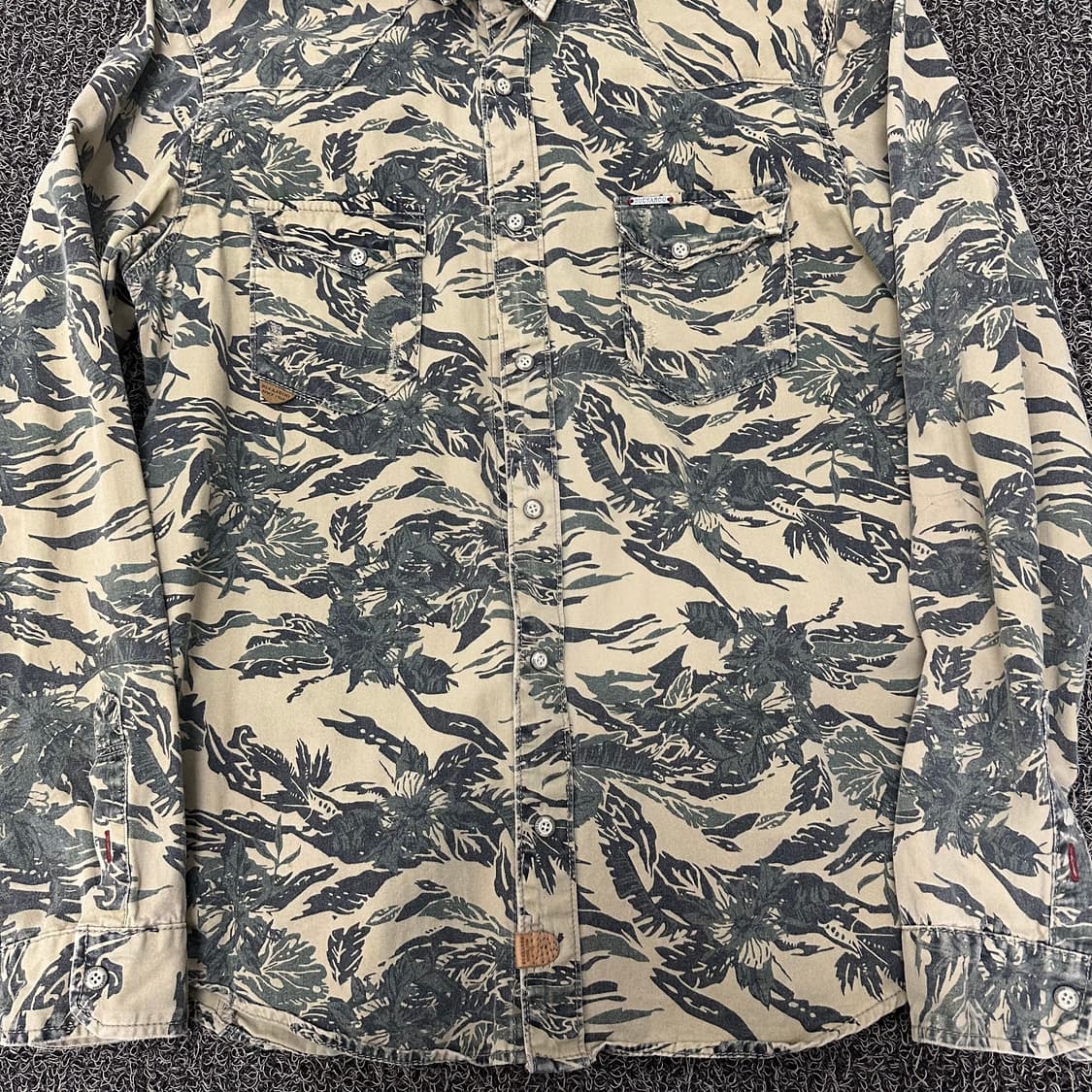 BUCKAROO 버커루 플라워 패턴 셔츠 남방 XL 상품이미지4