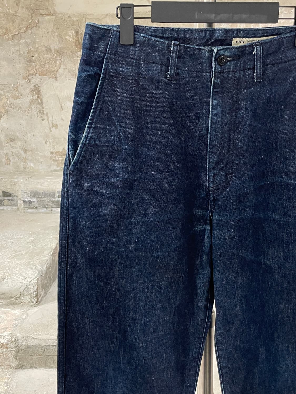 포터리 진청 워싱 데님 팬츠 상품이미지2