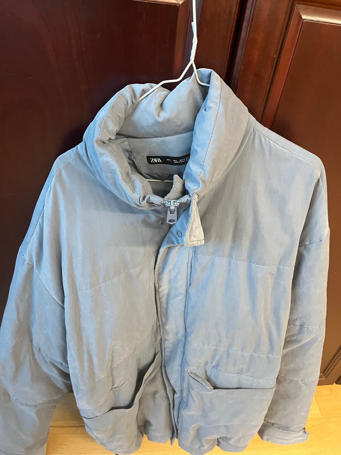 자라 푸퍼 피그먼트워싱 상품이미지1