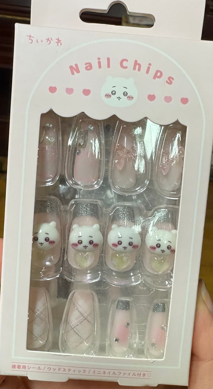키티랜드 치이카와 우사기 네일 팁 24ps 상품이미지2