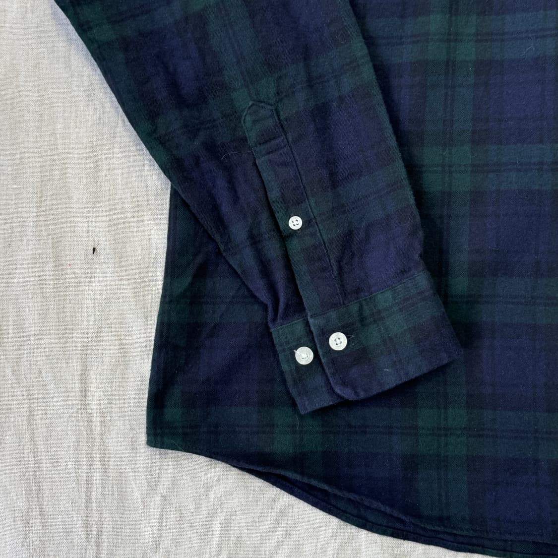 브룩스브라더스 블랙와치 플란넬 체크셔츠 2XL 상품이미지3