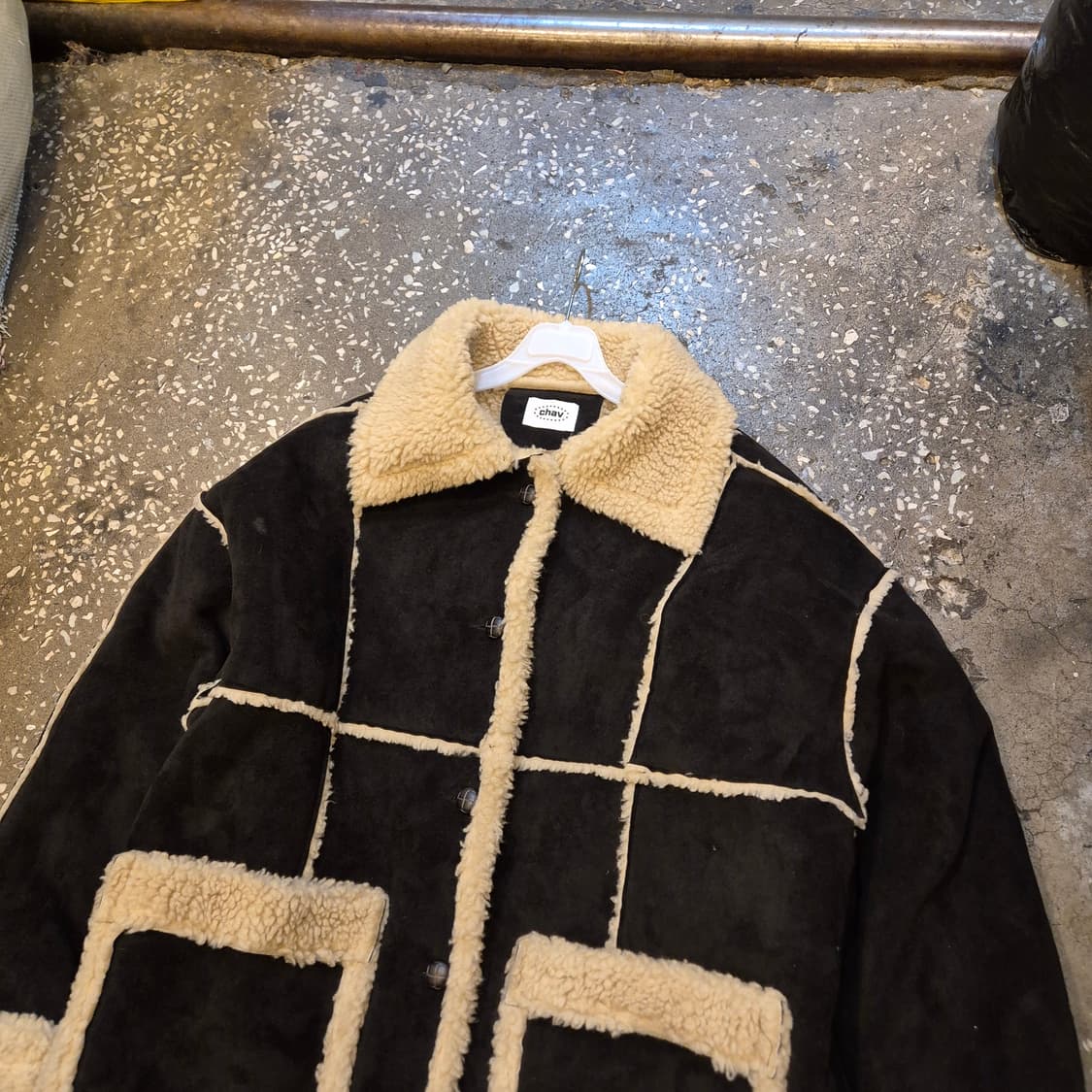 여성-FREE 블랙 양털 무스탕자켓  상품이미지5