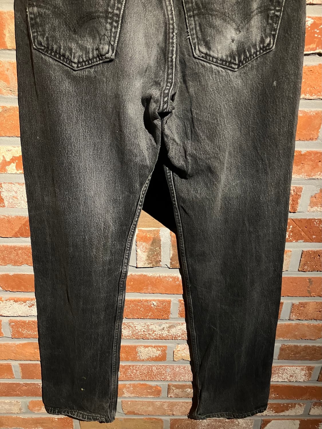 90s USA 빈티지 리바이스 501 블랙 데님 팬츠 상품이미지7