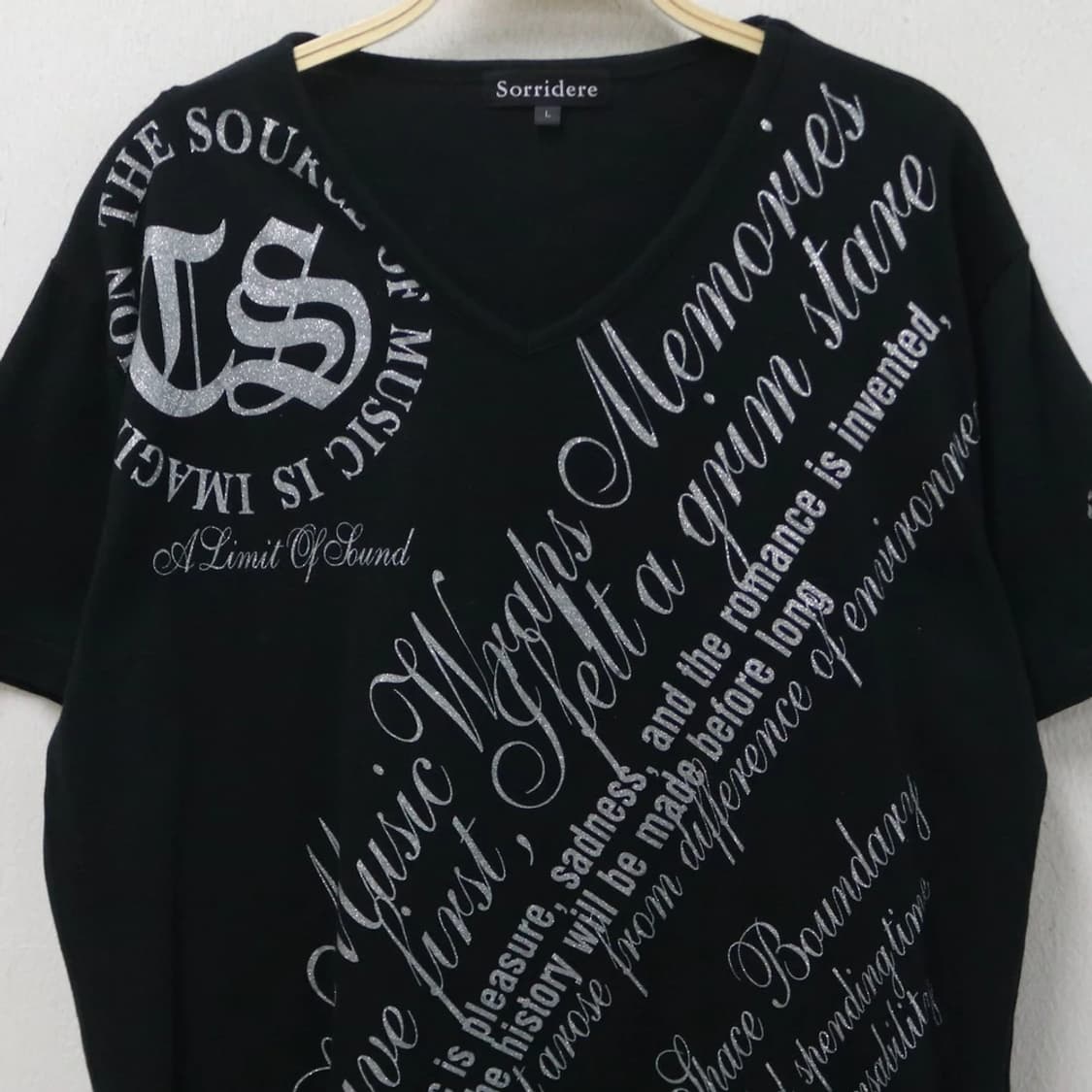SORRIDERE 레터링 Y2K 반팔 티셔츠 66120 상품이미지3