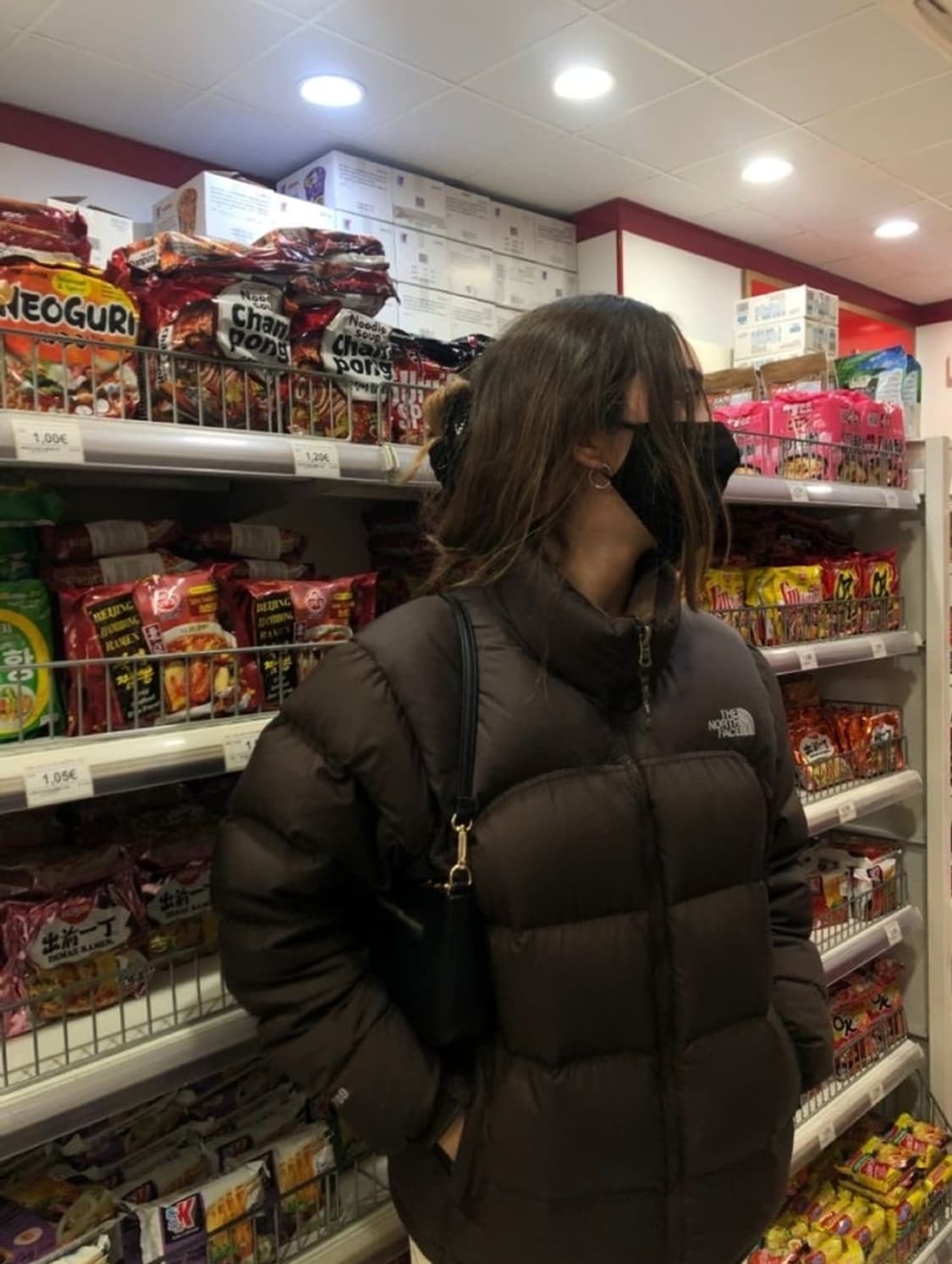 노스페이스 여성 눕시700 패딩 OG 브라운 해외판 S 상품이미지3