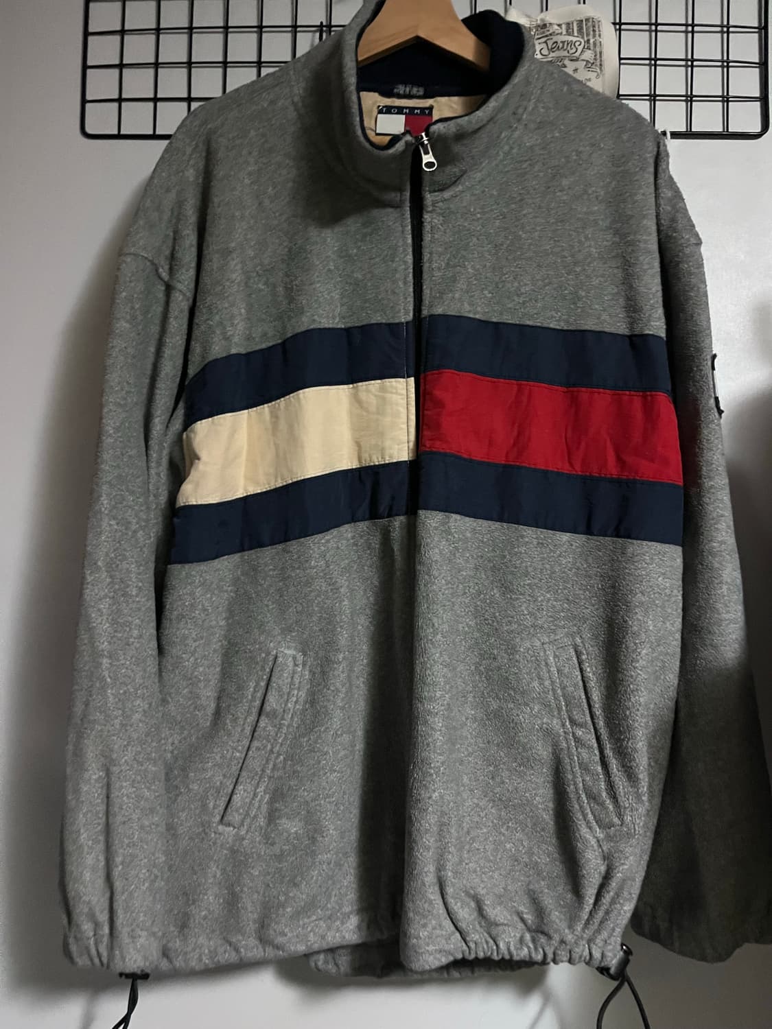 00‘s 타미진스 빅로고 플리스 자켓 상품이미지1