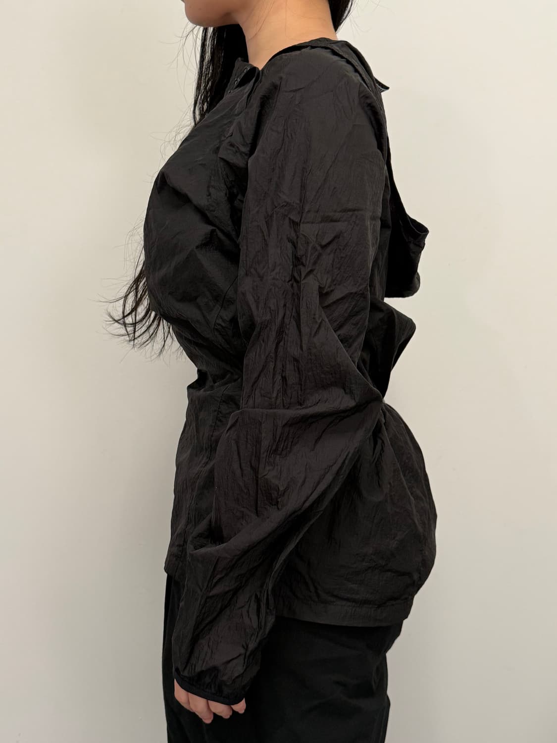 HALOMINIUM 블랙 바람막이 사이즈 3 상품이미지3