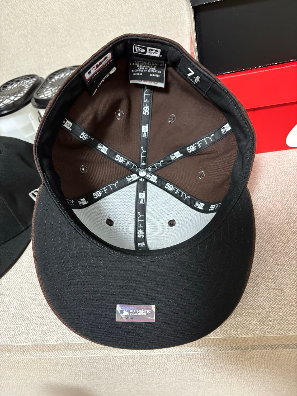 뉴에라 MLB 어센틱 샌디에이고 파드리스 피티드캡 게임 브라운 상품이미지3