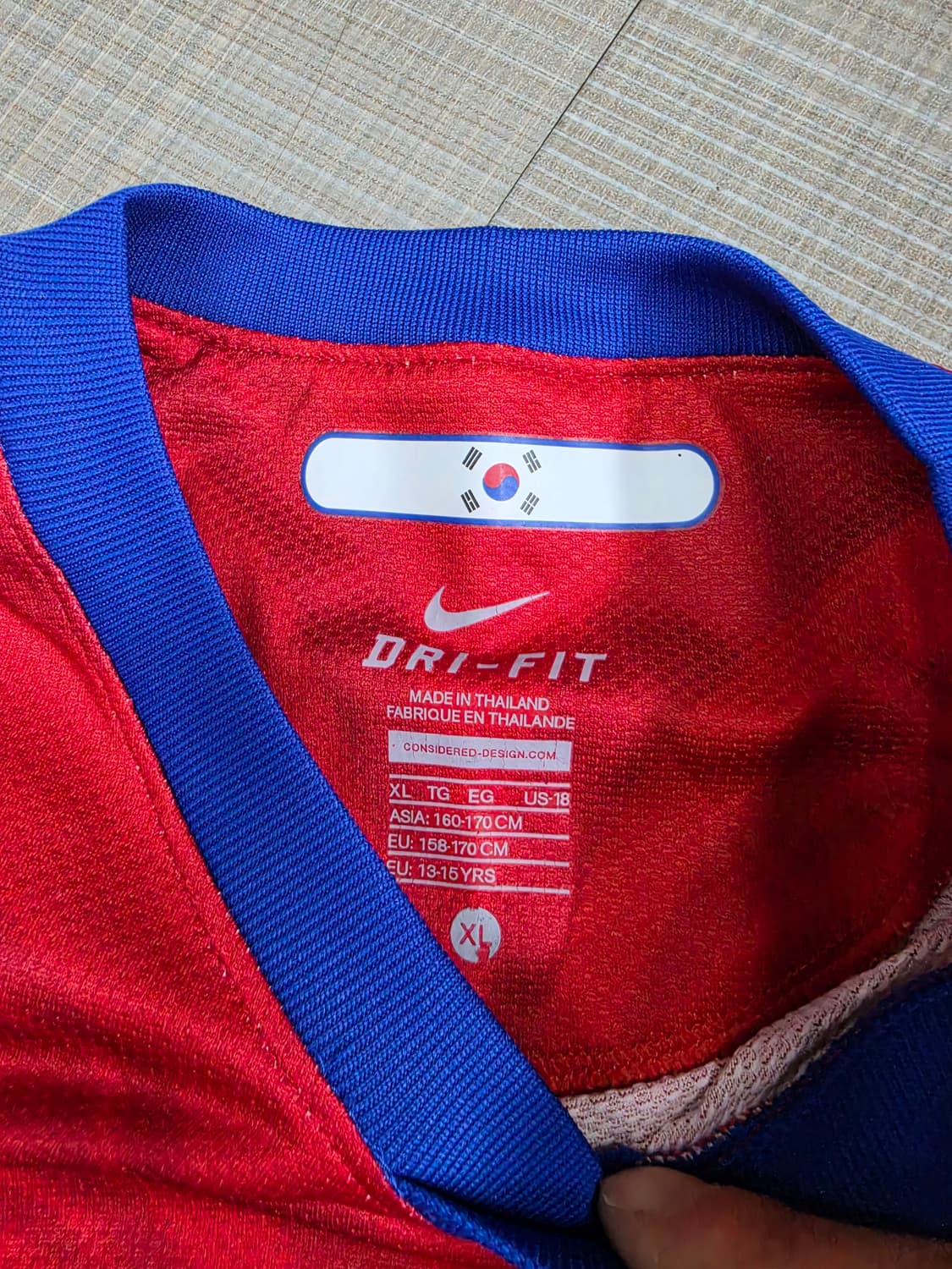 나이키 대한민국 축구 국가대표팀 유니폼 레드 상품이미지5