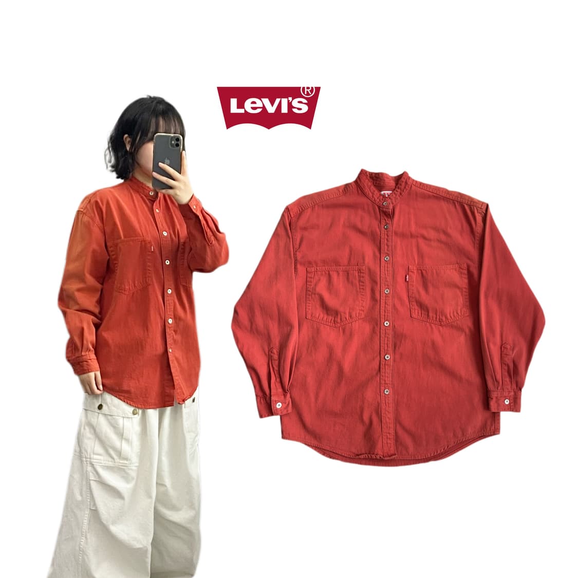 리바이스 투포켓 빈티지 색감 셔츠 상품이미지1