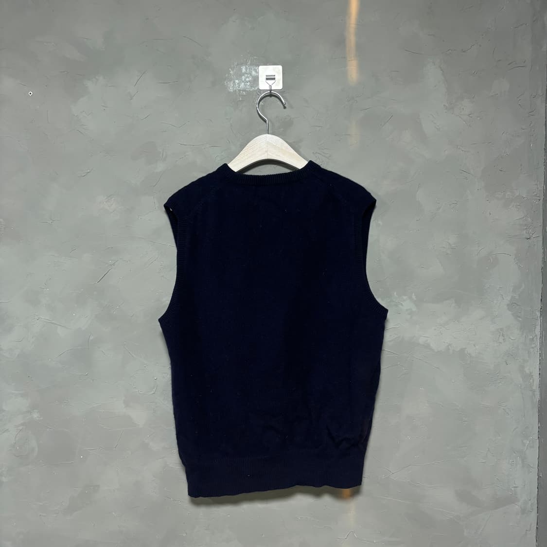 폴로 랄프로렌 램스울 니트 조끼 네이비 상품이미지4