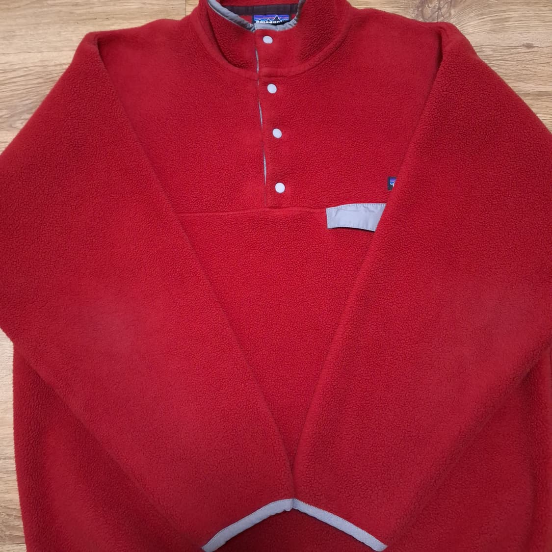 파타고니아 신칠라 스냅티 레드 실버 m 상품이미지5