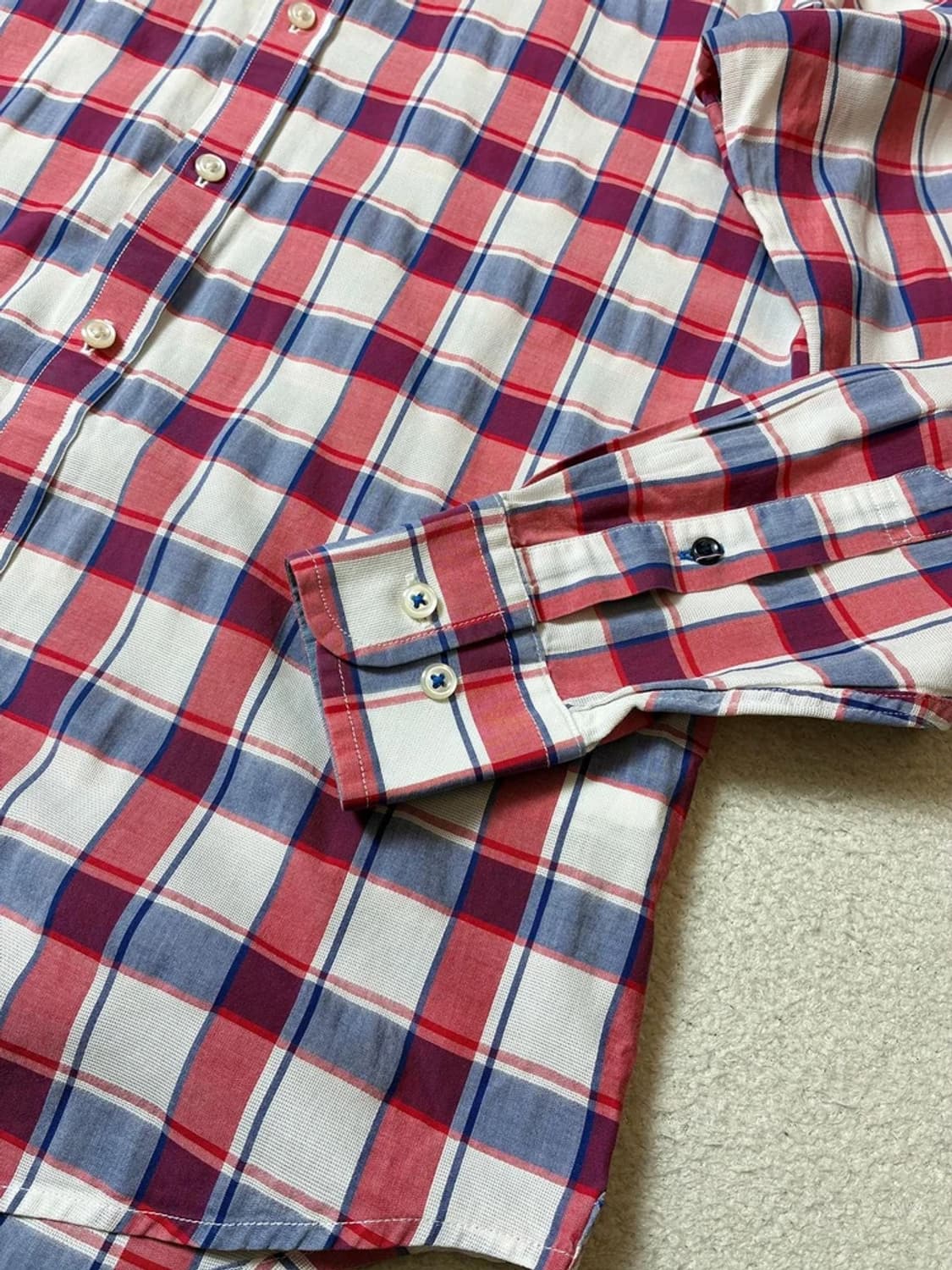 타미힐피거 00's Y2K 컨트리 체크 셔츠 PN8066 상품이미지5