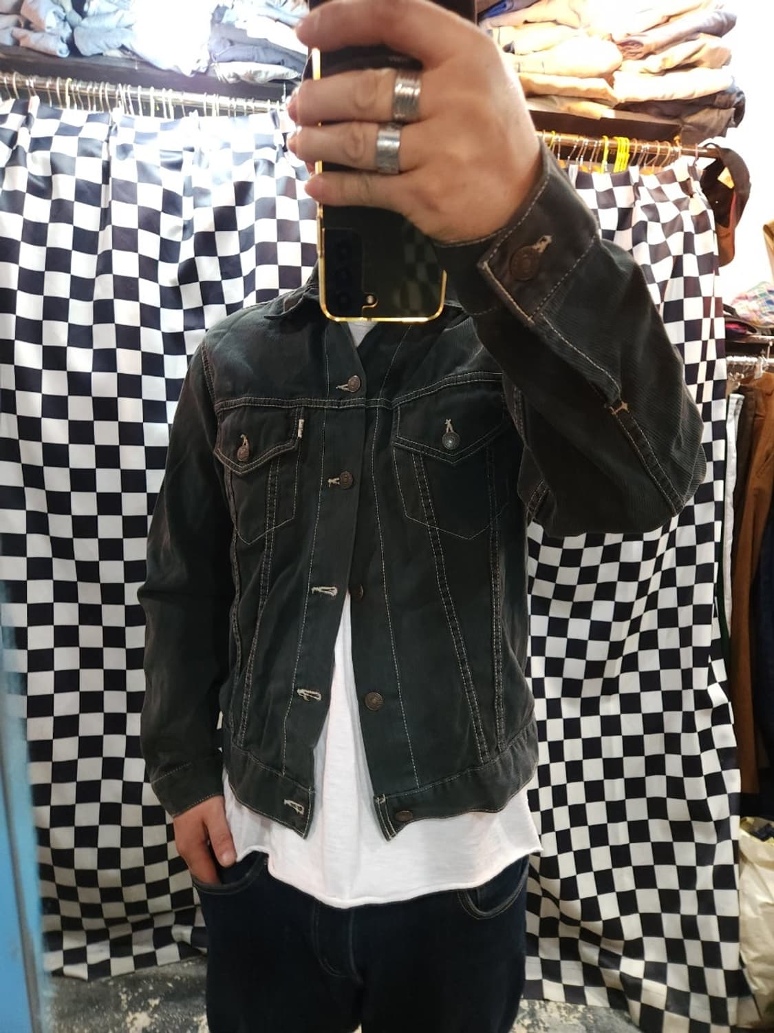 리바이스 90s 화이트라벨 4세대 트럭커 자켓 70505 일본 상품이미지10