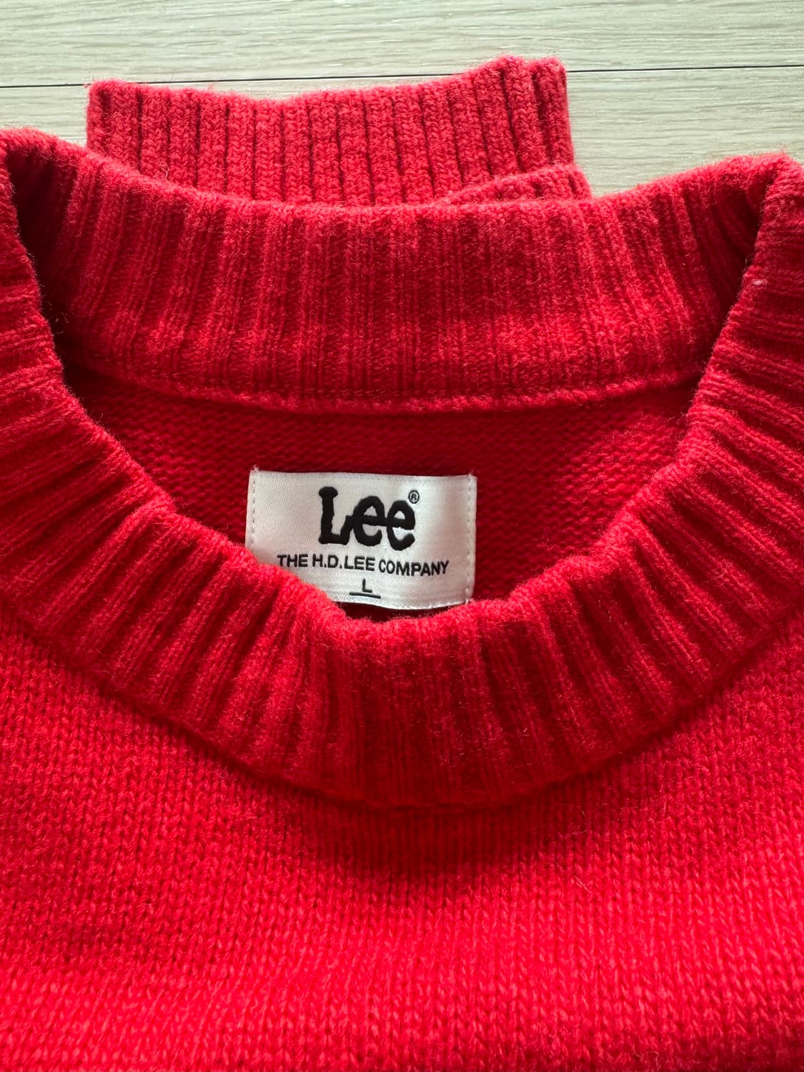 Lee 레드니트 상품이미지4