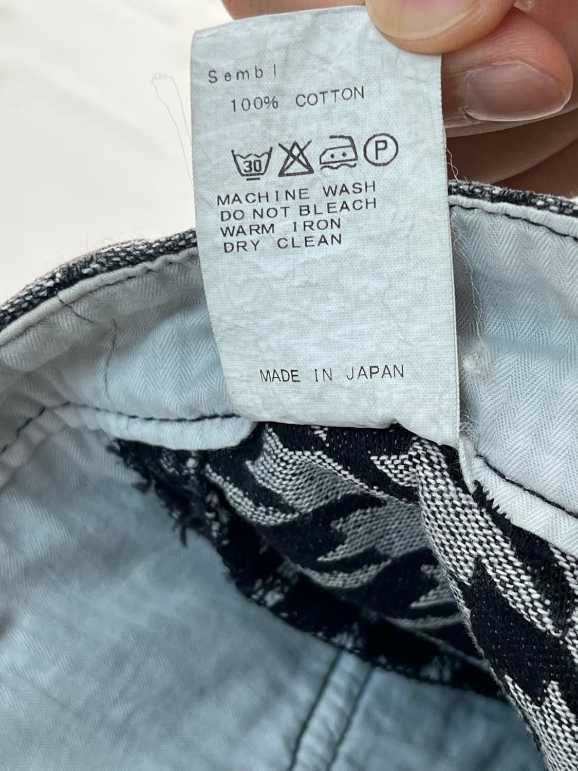 Sembl japan 코튼팬츠 W34 상품이미지5