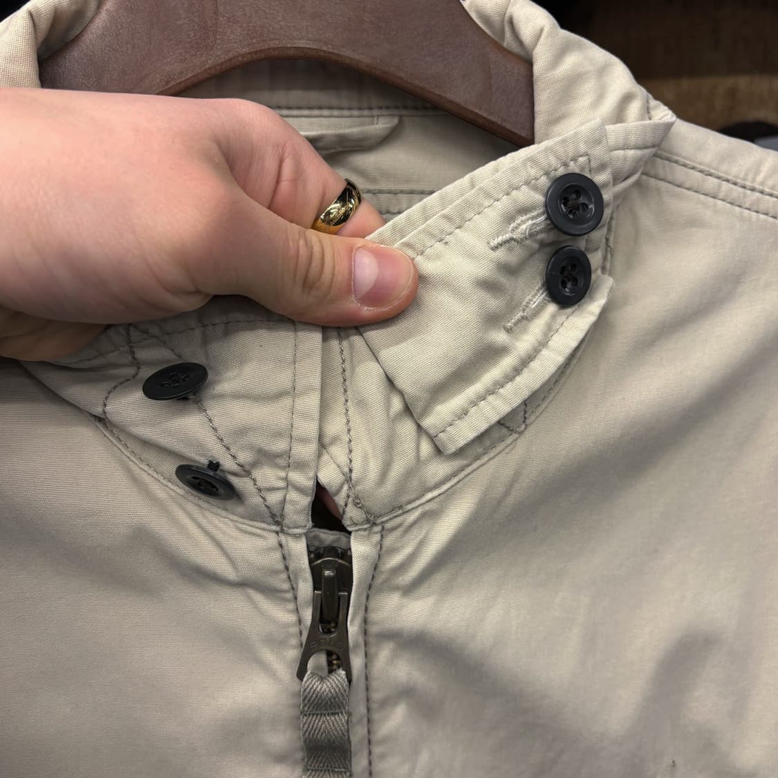 90s 폴로 랄프로렌 밀리터리 모티브 스윙자켓 암패치 액션플리츠 N683 상품이미지8