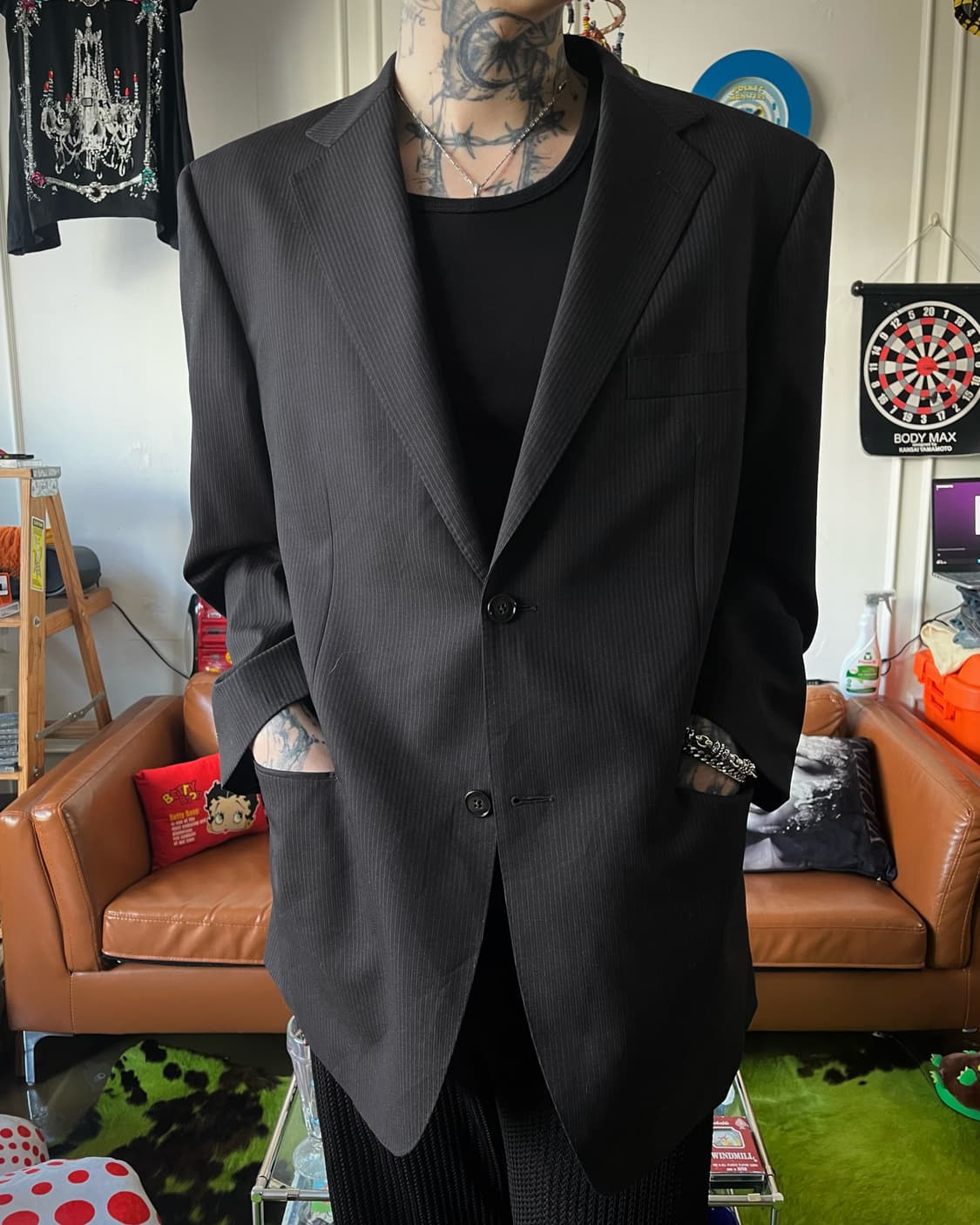 Old HIROKO KOSHINO Homme Blazer Jacket 상품이미지2