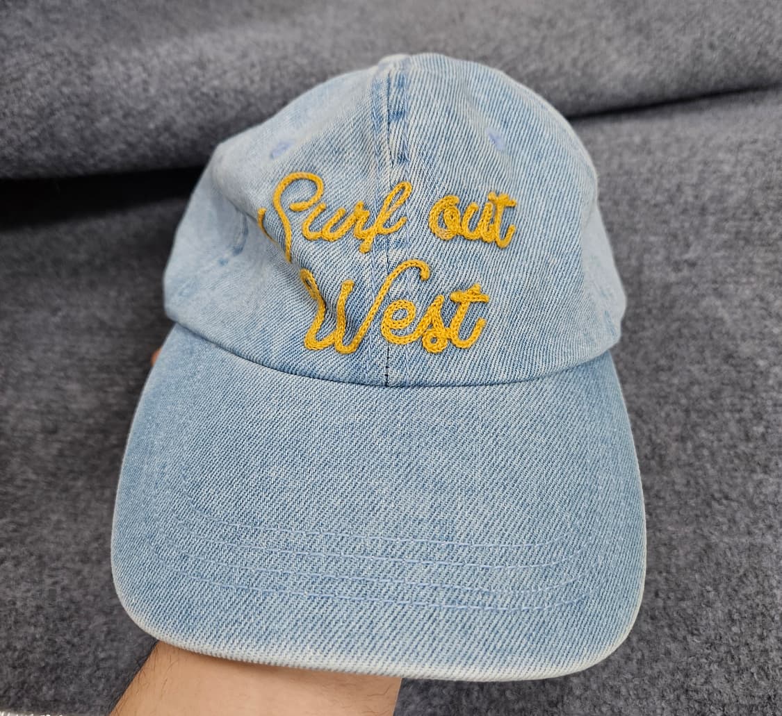 빌라봉x랭글러 데님 볼캡 인디고라이트(급처) 상품이미지1