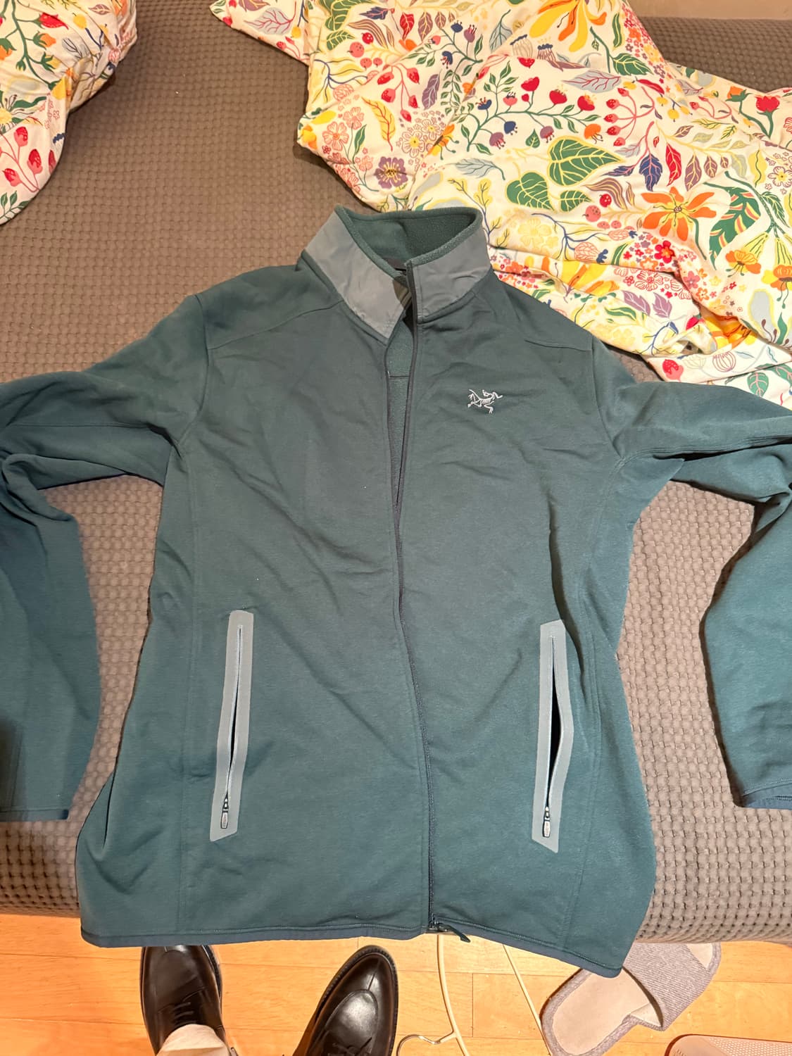 아크테릭스 후리스 집업 그린 L 상품이미지1